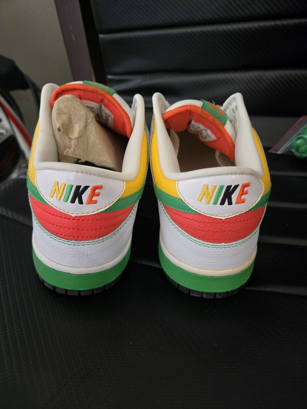 White Rasta Nike Dunk Low 6.0 (2008) - Picture 6 of 12